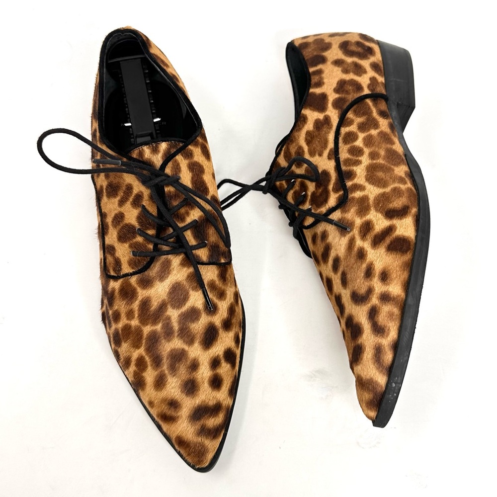 Marc Fisher LTD Finna Pointy Toe Oxford Leopart Print - Picture 6 of 12